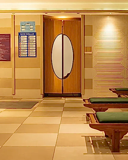 Traditional Turkish Bath experience at Ametyhst Turkish Bath Spa featuring marble steam rooms and aromatic treatments